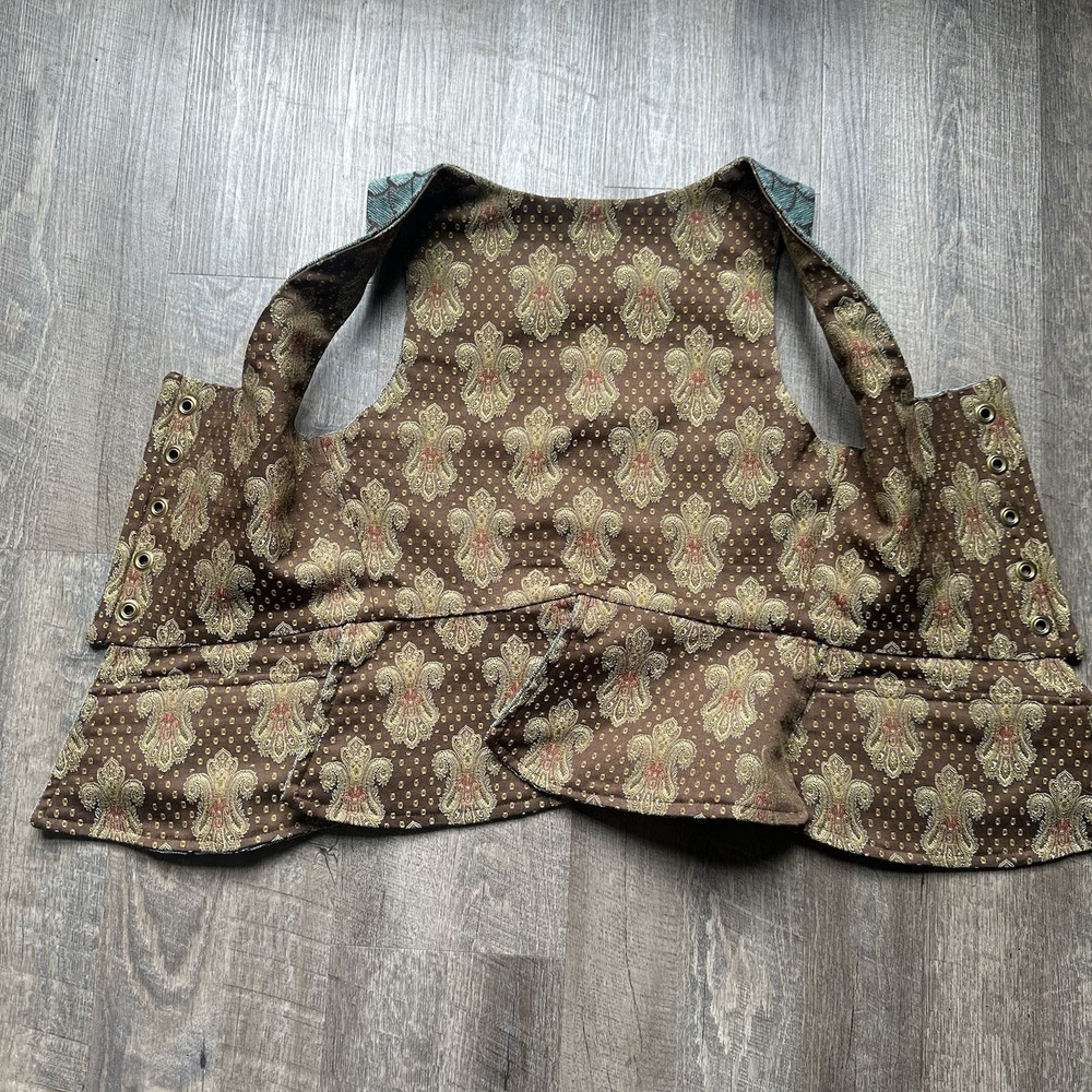Renaissance Blue Handmade Bonice Multi Color Thick New Approx Women's Small $250 - Picture 3 of 8